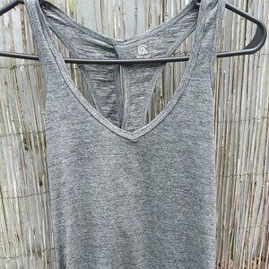 Champion Gray Tank Top - XS - Criss Cross Back Workout Exercise Walking Running